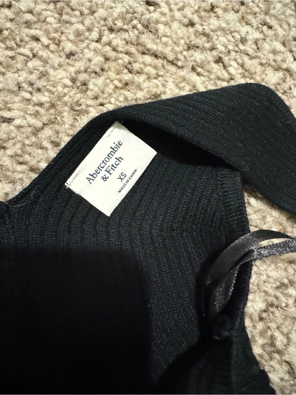 Abercrombie knitted Ribbed tank bodysuit
